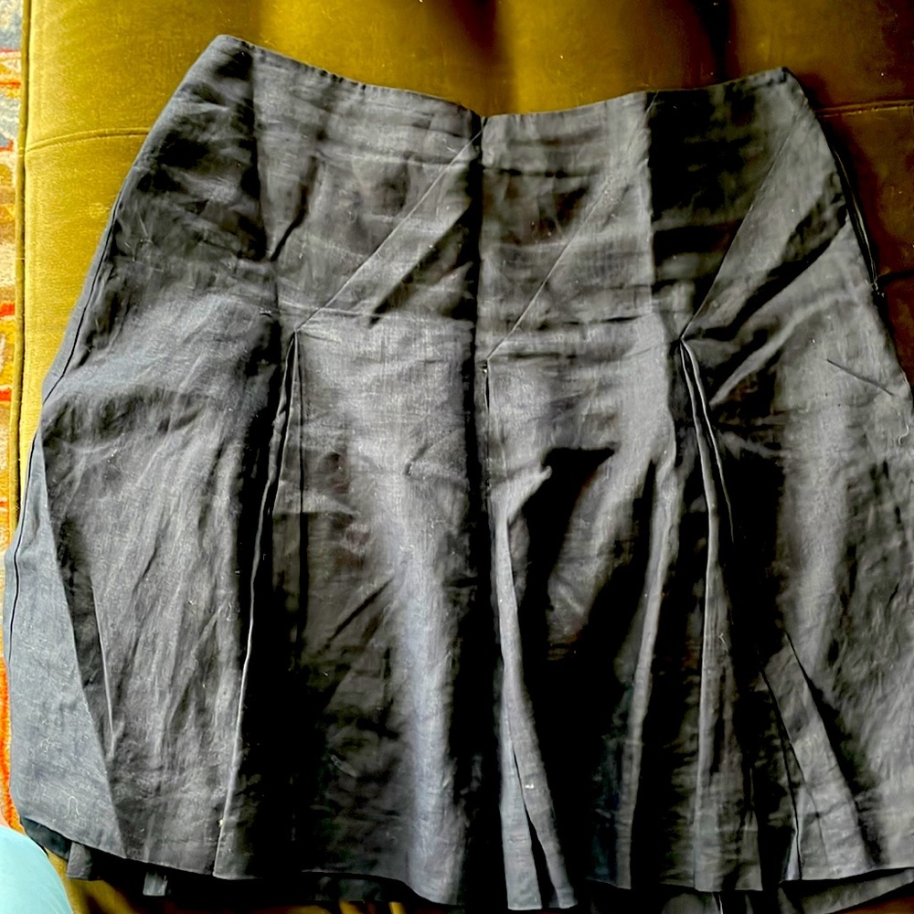 Ann Taylor Loft 10 petite 100% linen skirt